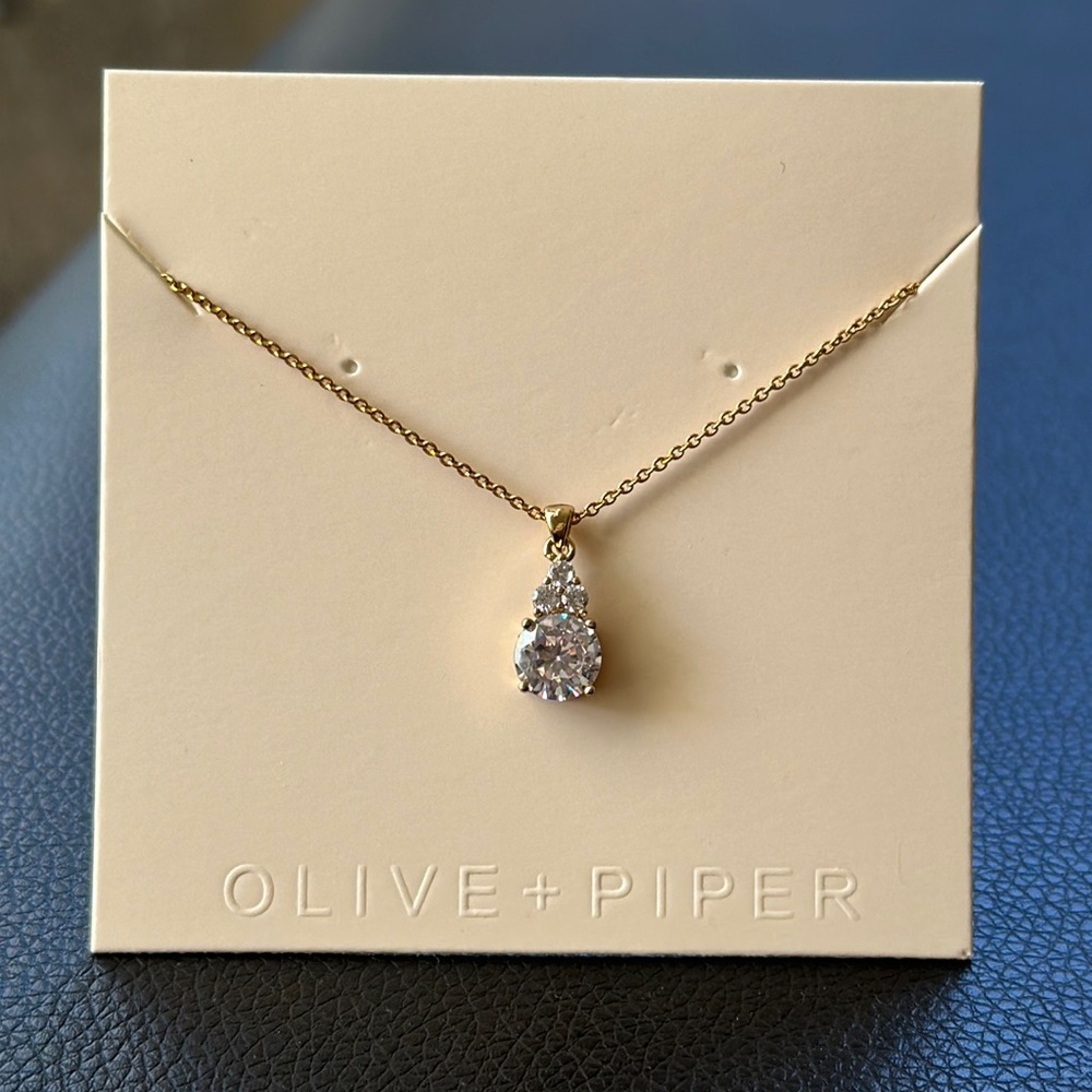 Olive + Piper Chloe Pendant - ox gold
